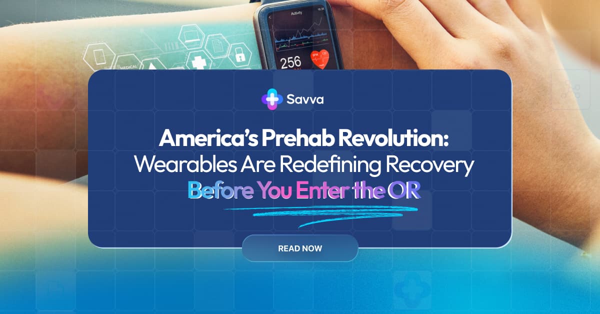 Pre-hab planning supported by wearable data and routine preparation