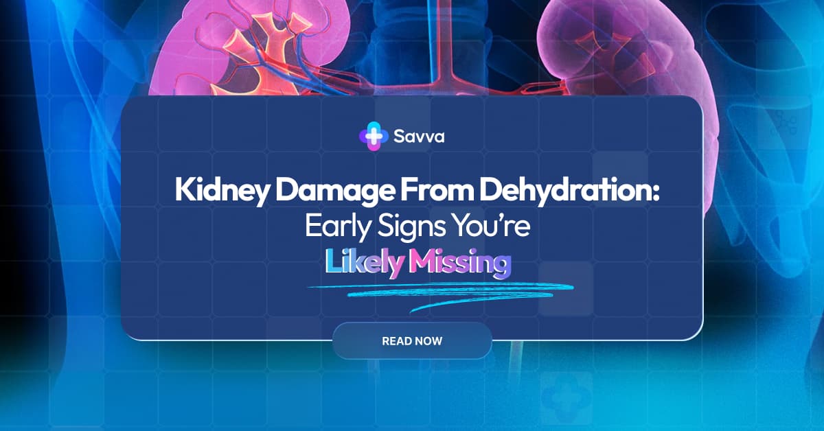 Illustration representing hydration and kidney-related health records